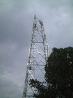 50m Vhf Radio Wifi Lattice Steel Tower สำหรับการส่งสัญญาณ