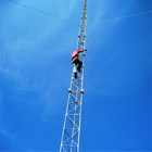 การสื่อสารโทรคมนาคม 80m Guyed Lattice Tower