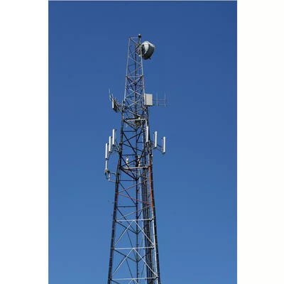 หอเหล็กชุบสังกะสีแบบจุ่มร้อน 30m 60m Gsm Communication Telecom