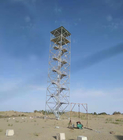 Iso Certified 15m Angle Steel Tower , เสาโทรคมนาคม