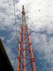 การสื่อสาร 72m 3 Legged Guyed Wire Tower