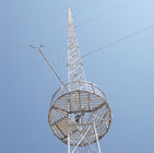 เสาอากาศตาข่ายเหล็กสามขา Guyed Wire Tower