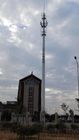 100M เหลี่ยม Q345B Mobile Communication Tower