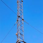 เหล็กสามเหลี่ยมวิทยุโทรคมนาคม Guyed Wire Tower