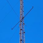 เหล็กสามเหลี่ยมวิทยุโทรคมนาคม Guyed Wire Tower