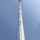 การสื่อสารสัญญาณป้องกันฟ้าผ่า GSM Monopole Steel Tower