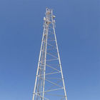 ท่อโทรคมนาคมท่อเหล็กชุบสังกะสีเสาอากาศ Lattice Steel Tower 4 Legged Customized