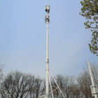 เสาอากาศ Gsm โทรคมนาคม 15m Monopole Communication Tower