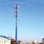 โทรศัพท์มือถือ 4g โทรคมนาคม Bts Monopole Steel Tower รองรับวิทยุเสาเดียว Wifi