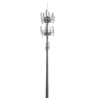 เหล็กเคลือบผง Monopole Tower Broadcasting / 4g / สัญญาณโทรศัพท์มือถือ