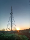 Gsm 5g Communication Tower เสาอากาศวิทยุ Fm และไมโครเวฟเสาสูง